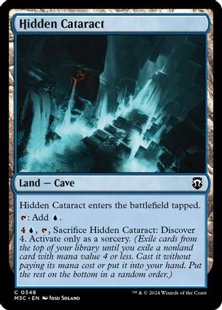 Hidden Cataract (Ripple Foil) [Modern Horizons 3 Commander] Foil