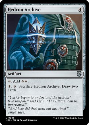 Hedron Archive (Ripple Foil) [Modern Horizons 3 Commander] Foil