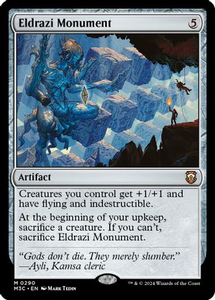 Eldrazi Monument (Ripple Foil) [Modern Horizons 3 Commander] Foil
