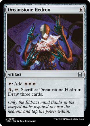 Dreamstone Hedron (Ripple Foil) [Modern Horizons 3 Commander] Foil