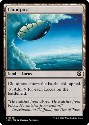 Cloudpost (Ripple Foil) [Modern Horizons 3 Commander] Foil