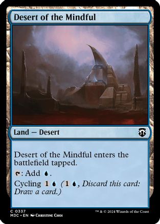 Desert of the Mindful (Ripple Foil) - Modern Horizons 3 Commander Foil