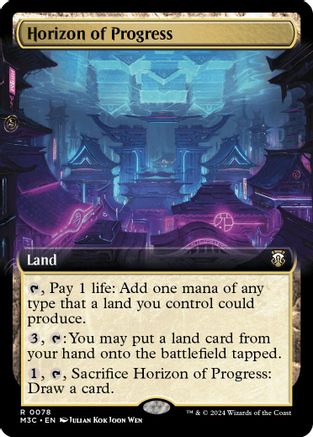 Horizon of Progress (Extended Art) (Ripple Foil) [Modern Horizons 3 Commander] Foil