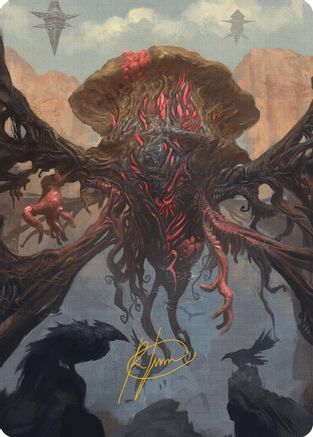 Inversion Behemoth Art Card (Gold-Stamped Signature) [Modern Horizons 3 Art Series]