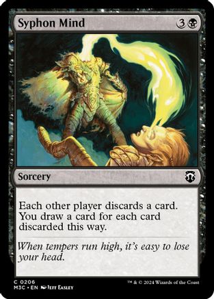 Syphon Mind (Ripple Foil) - [Modern Horizons 3 Commander] Foil