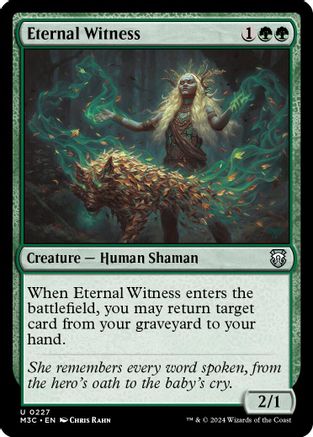 Eternal Witness (Ripple Foil) [Modern Horizons 3 Commander] Foil