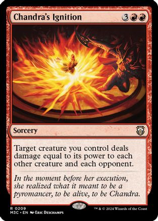 Chandra's Ignition (Ripple Foil) - Modern Horizons 3 Commander Foil