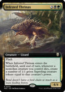Infested Thrinax (Extended Art) (Ripple Foil) [Modern Horizons 3 Commander] Foil