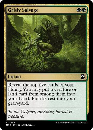 Grisly Salvage (Ripple Foil) [Modern Horizons 3 Commander] Foil