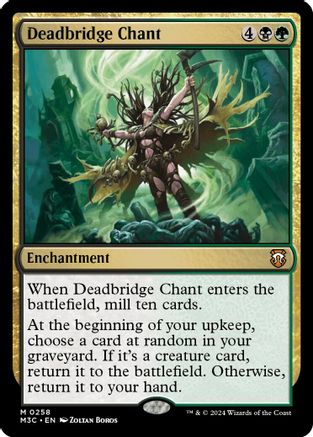 Deadbridge Chant (Ripple Foil) [Modern Horizons 3 Commander] Foil