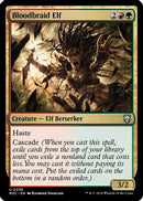 Bloodbraid Elf (Ripple Foil) - Modern Horizons 3 Commander Foil