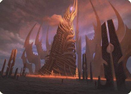Phyrexian Tower Art Card [Modern Horizons 3 Art Series]