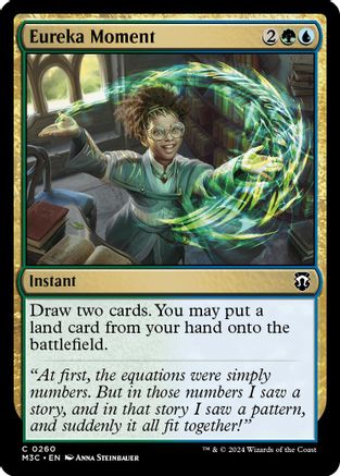 Eureka Moment (Ripple Foil) [Modern Horizons 3 Commander] Foil