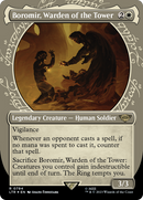 Boromir, Warden of the Tower (Showcase) (Surge Foil) - The Lord of the Rings: Tales of Middle-earth: (Showcase) (Borderless) Foil