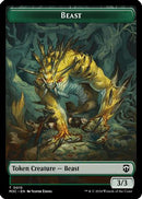 Beast (0015) // Insect (0025) Double-Sided Token [Modern Horizons 3 Commander Tokens]