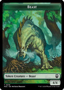Beast (0016) // Copy Double-Sided Token - [Modern Horizons 3 Commander]