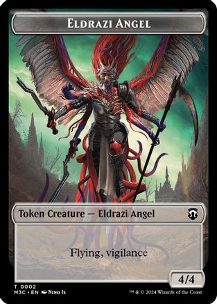 Eldrazi Angel // Copy Double-Sided Token [Modern Horizons 3 Commander]