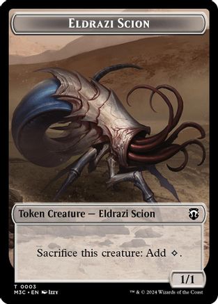 Eldrazi Scion // Eldrazi Spawn Double-Sided Token - Modern Horizons 3 Commander