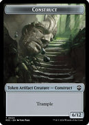Construct (Ripple Foil) // Myr Double-Sided Token [Modern Horizons 3 Commander] Foil