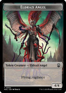 Eldrazi Angel (Ripple Foil) // Copy Double-Sided Token [Modern Horizons 3 Commander Tokens]