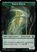 Forest Dryad (Ripple Foil) // Emblem - Vivien Reid Double-Sided Token [Modern Horizons 3 Commander] Foil