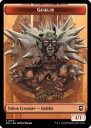 Goblin (Ripple Foil) // Tarmogoyf Double-Sided Token [Modern Horizons 3 Commander] Foil