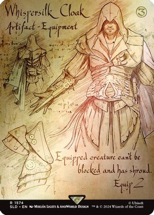 Whispersilk Cloak (Rainbow Foil) [Secret Lair Drop Series] Foil