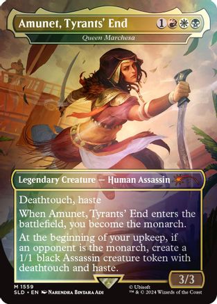 Amunet, Tyrants' End - Queen Marchesa (Rainbow Foil) - Secret Lair Drop Series Foil