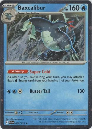 Baxcalibur - 060/193 (Cosmos Holo) [Blister Exclusives] - Holofoil