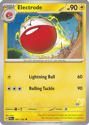 Electrode - Pikachu 25 [Battle Academy 2024]