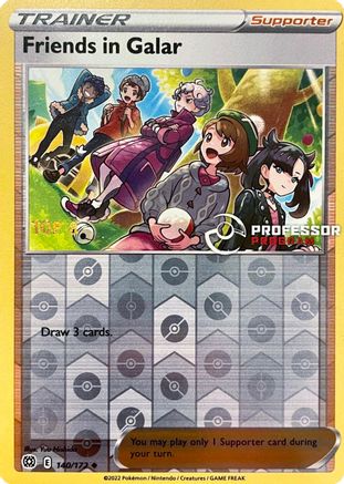 Friends in Galar - 140/172 (2022) [Professor Program Promos] - Reverse Holofoil