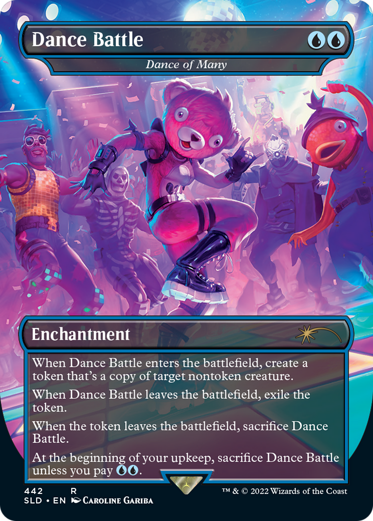 Dance Battle - Dance of Many (Borderless) [Secret Lair Drop] / Dance Battle