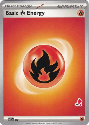 Basic Fire Energy - Armarouge 10 [Battle Academy 2024]