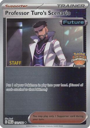 Professor Turo's Scenario - 171/182 (Regional Championships) [Staff] [League & Championship Cards] - Reverse Holofoil
