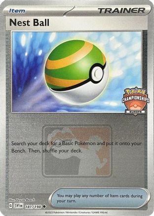 Nest Ball - 181/198 (Europe Championships) [League & Championship Cards] - Reverse Holofoil
