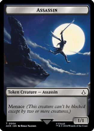 Assassin // Shapeshifter Double-Sided Token - Assassin's Creed Tokens Foil