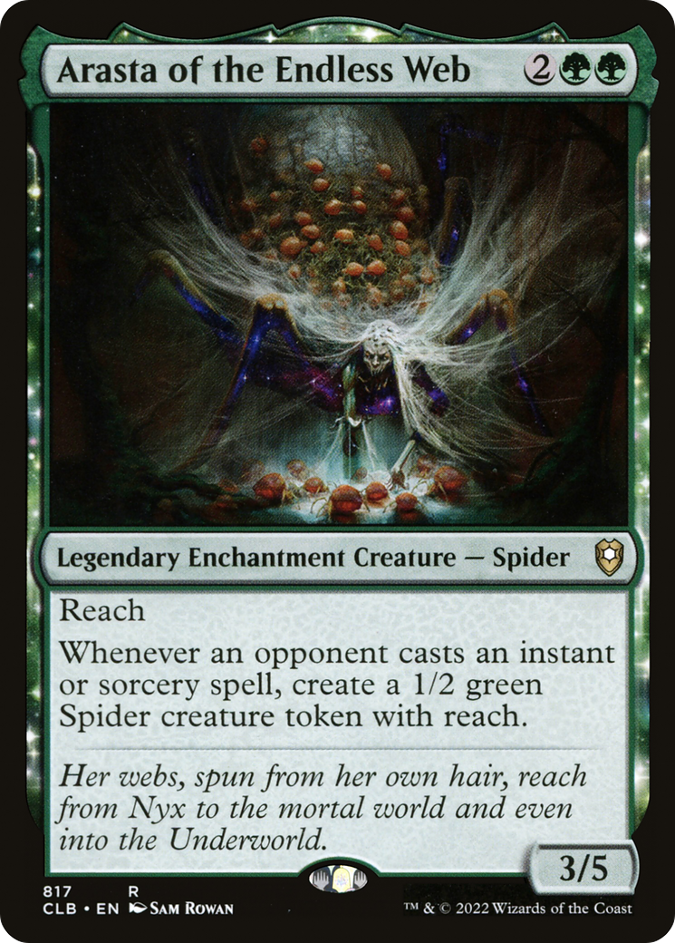 Arasta of the Endless Web - Commander Legends: Battle for Baldur's Gate: (enchantment)
