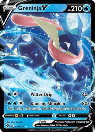 Greninja V - 073/264 (Non-Holo)/264 [Deck Exclusives]
