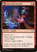 Start from Scratch - [Strixhaven: School of Mages]: (lesson)