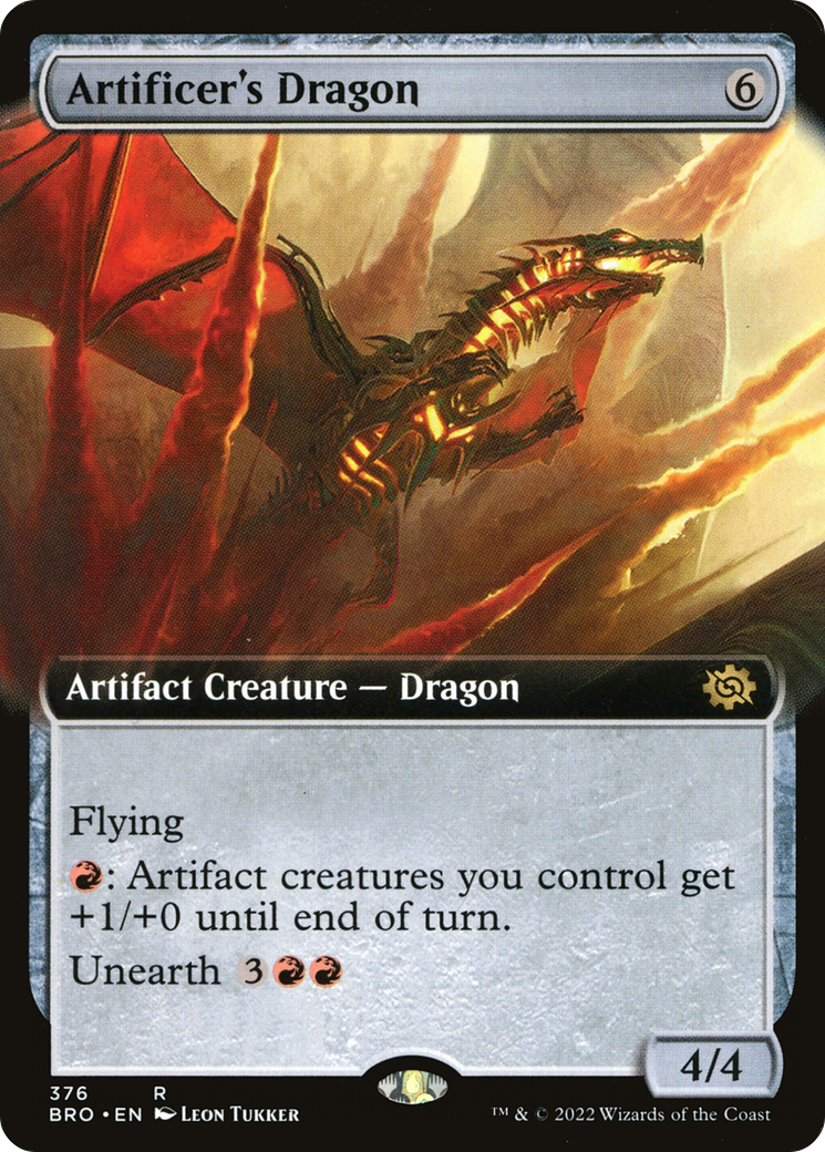 Artificer's Dragon (Extended Art) - The Brothers' War: (Extended Art)