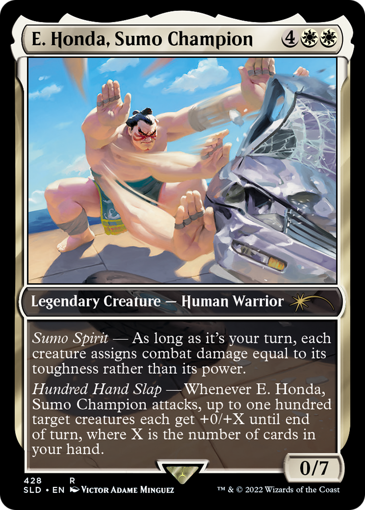 E. Honda, Sumo Champion - Secret Lair Drop / E. Honda, Sumo Champion