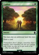 Explore (Surge Foil) [Doctor Who] Foil