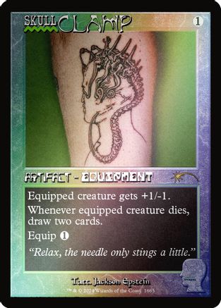 Skullclamp (1663) (Rainbow Foil) [Secret Lair Drop Series] Foil