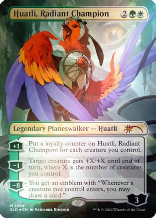 Huatli, Radiant Champion (Rainbow Foil) [Secret Lair Drop Series] Foil