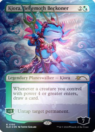 Kiora, Behemoth Beckoner (Rainbow Foil) [Secret Lair Drop Series] Foil