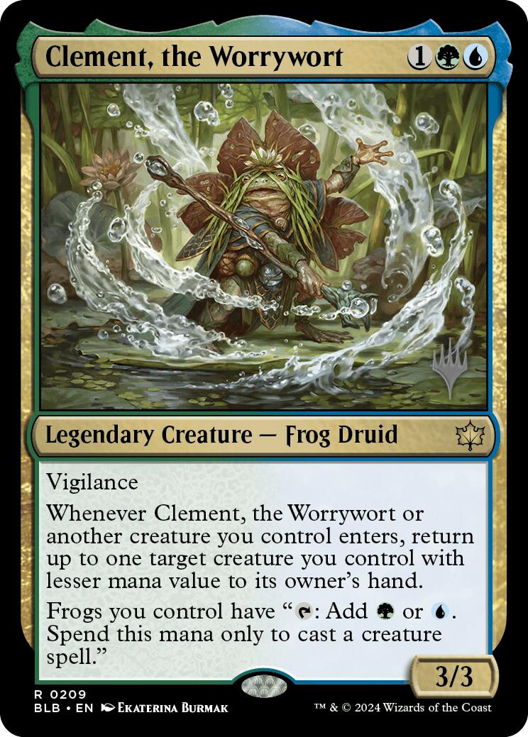 Clement, the Worrywort (Promo Pack) [Bloomburrow Promos]