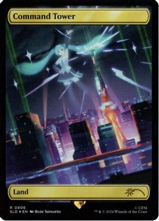 Command Tower (0806) (Rainbow Foil) [Secret Lair Drop Series] Foil