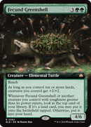 Fecund Greenshell (Extended Art): (Extended Art) [Bloomburrow]
