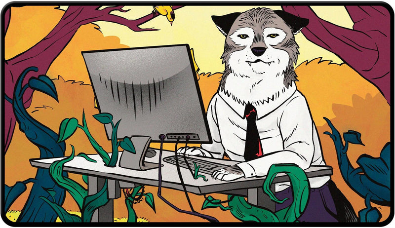 Secret Lair 2024 Not a Wolf Token Standard Gaming Playmat for Magic: The Gathering