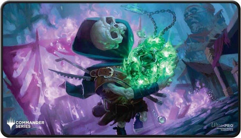 Commander Series Black-Stitched Playmat for Magic: The Gathering - Tiny Bones